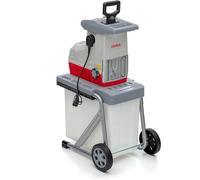 IKRA trituradora eléctrica ILH 3200 A: silenciosa, robusta, bajo mantenimiento, potente 3200 W, grosor de ramas hasta 44 mm