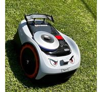 IKSAMY Decoración para cortacésped robotizado, Tuning de Worx - Pegatinas para cortacésped robotizado, Spoiler para cortacésped robotizado, Aleta Trasera para Worx M+, Navimow, Ecovacs, Gardena, etc.