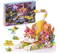 IKUPER Creator 3 en 1 Cat Juguetes de Construcción, Flores Animal Set, Colección Botánica, Navidad Pascua Ideas Regalo, Stem Proyecto para Niños, Niños y Niñas de 10 + (1038 Piezas)
