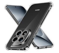 Ikziwreo - Funda para Xiaomi Redmi Note 15 Pro Plus 5G, Silicona TPU Transparente Suave [Parachoques con Esquinas Reforzadas], Carcasa Anti-Choque Transparente