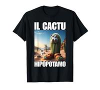 Il Cacto Hipopotamo - Italiano Brainrot Meme Camiseta