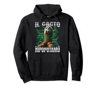 Il Cacto Hipopotamo Sudadera con Capucha