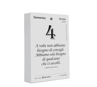 Il Calendario Filosofico 2026, recambio formato A4 de 21 x 30 cm, el primer y el original calendario de mesa con 365 días de frases filosóficas, lee cada día una frase
