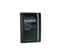 Il Calendario Filosofico Agenda escolar o universitaria 2026, agenda de 17 meses, formato 12 x 17 cm, con frases, práctica goma de cierre, color negro