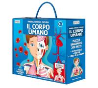 Il corpo umano. Viaggia, conosci, esplora. Nuova ediz. Con 10 maxi pezzi. Con puzzle sagomato. Con Poster (Sassi junior)