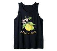 Il Dolce Far Niente Italiano Dulce Nada Estilo de Vida Camiseta sin Mangas