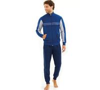 Il Granchio Chándal para hombre de verano de felpa de algodón apto para las 4 estaciones - 100% algodón - Chándal completo deportivo ligero, 1005 Vaqueros, XL