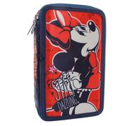 il megastore dei giocattoli e Giochiamo Estuche Completo Triple 3 Compartimentos 2024-2025 - Estuche Triple Compartimento con 3 Cremalleras, Minnie., Estuche de 3 cremalleras con accesorios