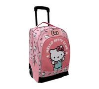 il megastore dei giocattoli e Giochiamo Trolley Key People original para niños con diseño de personaje - Mochila trolley para escuela primaria, ligera, resistente y con asa extensible y ruedas, Hello