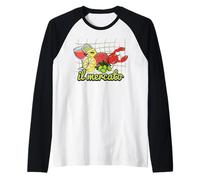 Il Mercato Mercado de Verano Italiano Sardinas Conservas de Camiseta Manga Raglan