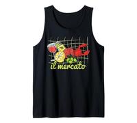 Il Mercato Mercado de Verano Italiano Sardinas Conservas de Camiseta sin Mangas