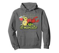 Il Mercato Mercado de Verano Italiano Sardinas Conservas de Sudadera con Capucha