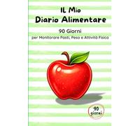 Il Mio Diario Alimentare - 90giorni: Organizza i tuoi menù giornalieri e monitora le tue abitudini alimentari giorno dopo giorno Un diario alimentare ... 90giorni. Perfetto anche come idea regalo.