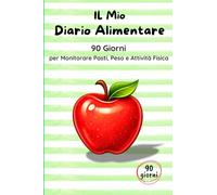 Il Mio Diario Alimentare - 90giorni: Organizza i tuoi menù giornalieri e monitora le tue abitudini alimentari giorno dopo giorno Un diario alimentare ... 90giorni. Perfetto anche come idea regalo.