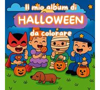 Il mio libro di Halloween da colorare: Un album per bambini con mostri e fantasmi in stile kawaii (Libri da colorare)