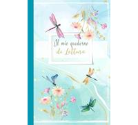 Il mio quaderno di lettura: diario di 100 recensioni, il compagno perfetto per il tuo viaggio letterario, con un design a tema libellule