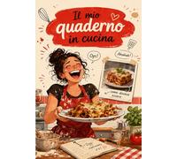 Il mio quaderno in cucina - Taccuino a righe vierge 110 pagine A5: Quaderno a righe vierge formato A5 110 pagine per cuoche creative che interpretano le ricette