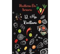 IL Mio Ricettario: Ricettario da Scrivere Personalizzato, Libro di Cucina con Spazio per 100 Piatti Preferiti -110 pagine da compilare in un Comodo formato A5 con Indice-03