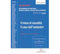 Il nesso di causalità. Il caso dell'amianto (RESPOSANBILITA' SANITARIA, RISCHIO CLINICO E VALORE DELLA PERSONA)