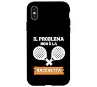 Il Problema Non È La Racchetta Funny Padel - Gráfico Carcasa para iPhone X/XS