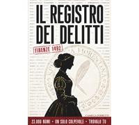 Il Registro dei Delitti: Firenze 1492 - 23.000 nomi. 18 indizi. 1 colpevole. Un libro murder mystery per amanti di gialli, escape room e deduzione logica