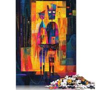 Il Ritratto dei coniugi Arnolfini - Puzzle geometrico astratto espressionista per adulti e gioco Educativo da 1000 pezzi, 38x26 cm/1000 pezzi