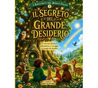 Il Segreto del Grande Desiderio: 15 racconti illustrati per bambini dai 6 ai 9 anni sul coraggio, l'amicizia, la gentilezza e la magia dei desideri (Racconti del Bosco Felice)