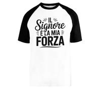 Il Signore È La MIA Forza Baseball T-Shirt Unisex Men Women Short Sleeve