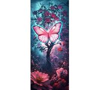 Il Sogno Dipingere con i Numeri Adulti, Misura XXL 50x150cm,Farfalla Paint by Numbers Kit Principianti Con 3 Penne, Kit Fai Da Te, Hobby Creativi Adulti Regalo Decorazioni, (Senza Cornice) P0M-219