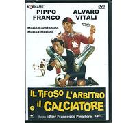 il tifoso l'arbitro e il calciatore