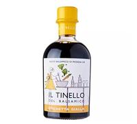IL TINELLO Vinagre balsámico de Modena Igp Yellow Label 250ml - Esta etiqueta amarilla es adecuada para el uso diario. El sabor clásico y ligeramente picante hace que sea perfecto para ensaladas