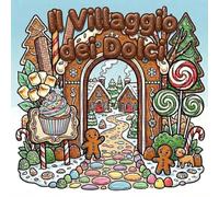 Il Villaggio dei Dolci: Un Libro da Colorare Cozy