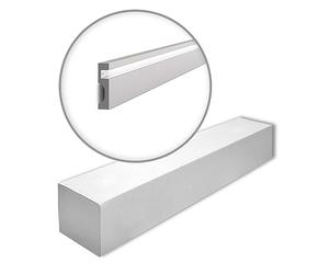 IL11 WALLSTYL Perfiles para iluminación - 13 piezas (26 m) - 80 x 20 x 2000 mm - NOËL & MARQUET - una marca de NMC - Poliestireno de alta densidad