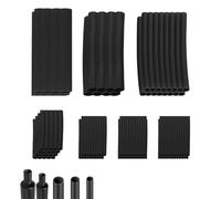iLamvie 127 Piezas Termoretractil Para Cables,7 Tamaños,Fundas Termorretráctiles De Aislamiento Eléctrico, Tubos Termorretráctiles,Tubos Retráctiles Para Fijar Y Proteger Componentes(Negro)