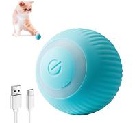 ILantule Pelota de Juguete Interactivo para Gatos,Bola de Juguete interactiva,Rotación Automática de 360 Grados, Carga USB Juguete Gato Interactivo para Mascotas con Luz