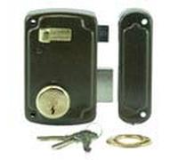 Ilargi - Cerradura 1056a 70dcha b red de sobreponer c/cilindro. palanca c/llave por ambos lados y tirador interior reversible 1056a-he70d