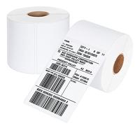 ilauke 1000 etiquetas de envío, 4 x 6 pulgadas (100 x 150 mm), resistentes al agua, etiquetas térmicas para envío, compatibles con la mayoría de impresoras térmicas de escritorio