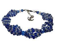 Ilde de Yemayá estilo clásico tipo puñito - Pulsera hecha a mano religión yoruba/santería cubana - Yoruba Creations