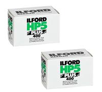 Ilford 1574577 HP5 Plus - Lámina de impresión (35 mm, ISO 400, 36 exposiciones, 2 Unidades), Color Blanco y Negro
