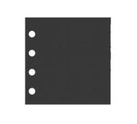 Ilford Fichas complementarias 38x38 negro 10 hojas