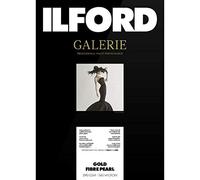 ILFORD Galerie Gold Fibre Pearl A2 290GSM - 50 hojas profesionales de fibra dorada perla A2 290 g/m², 50 hojas, color blanco (2002699)
