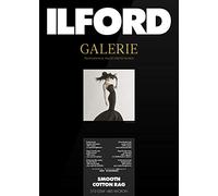 Ilford Galerie Prestige Smooth Cotton Rag 310g, A3+, 25 Hojas (Color Blanco)