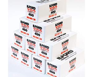 Ilford XP2 Super B&W - Película de 400 asa, 120 mm, 10 unidades