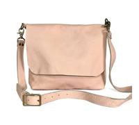 ILHAN LUXURY Genuine Leather Crossbody Bag Premium Minimalist Shoulder Purse with Large Exterior Pocket and Adjustable Strap for Women (Black)