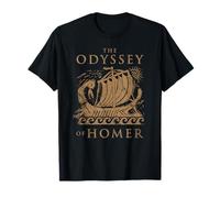 Iliad Odyssey Homer Libro de Historia Griega Antigua Odisea Camiseta