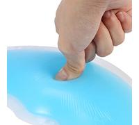 Ilicone Cojín Facial, Tbkoly Silicona Suave en Forma de U Almohada de Masaje, Cojín Facial de Silicona Cuidado de la Salud Silicona Facial SPA Almohada Cojín Reposacabezas Masaje (Cielo Azul)