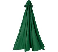 ILiemao Toldo de Repuesto para Sombrilla Patio 6/8 Varillas 3.5/2.5/3.0/4m Cubierta Tela Paraguas Exteriores Recambio Grueso y Fuerte jardín Piscina Terrazas(Verde,8 Ribs 3.0m)