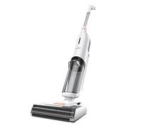 ILIFE W90 - Aspiradora inalámbrica inteligente W90 para pelo de mascotas en suelos duros multisuperficie - Combo de aspiradora y trapeador autolimpiante ligero todo en uno (blanco)