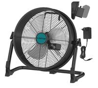 ILIKEPOW Ventilador de Suelo compatible con Baterías Makita 18V, 12 Pulgadas, Ventilador Inalámbrico, Silencioso, Alimentado por Red, USB, Velocidad Regulable para Obra, Taller, Camping (sin batería)