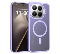 ILING Funda Magnética para Xiaomi 17T Pro 5G, Ultrafina Carcasa Resistente A Golpes, Agradable Buen Toque Cubierta Protectora Antihuellas Translúcida, Púrpura